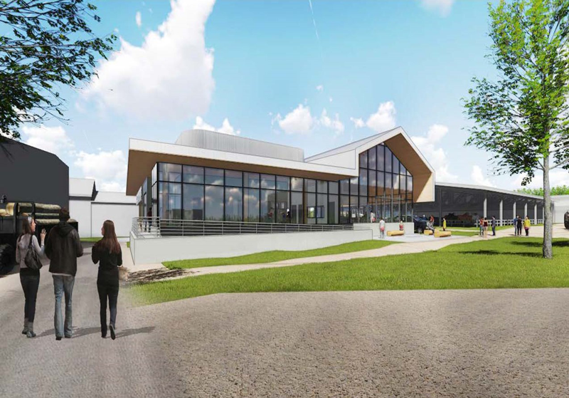 Phase II of the new Dairy Science Complex will include research, teaching, and outreach efforts in the bovine extension, teaching and research facility on Plantation Road.