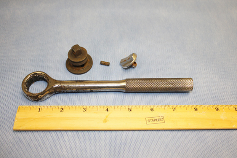 The swallowed wrench