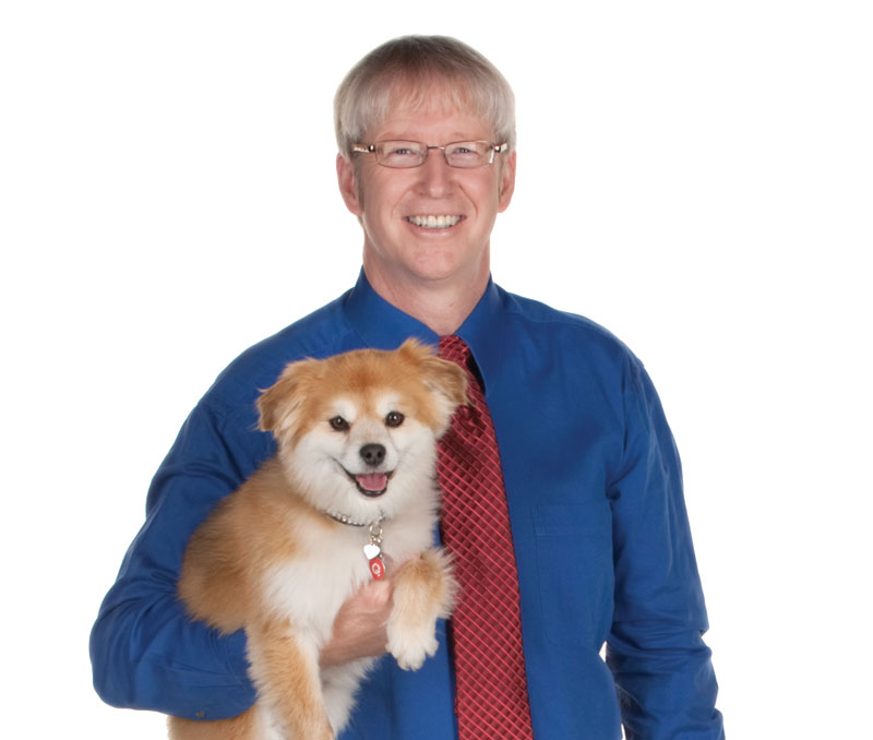 Dr. Marty Becker with Quixote