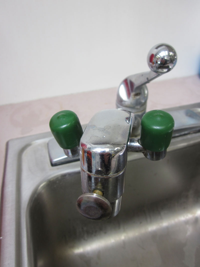 An eyewash station is an OSHA requirement