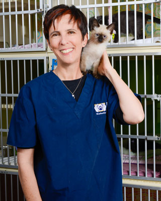 Dr. Kate Hurley of the U.C. Davis Koret Shelter Medicine Program