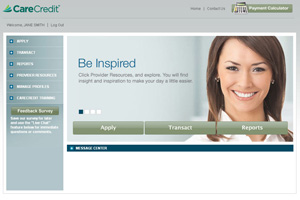 New CareCredit Website Features Easier Navigation