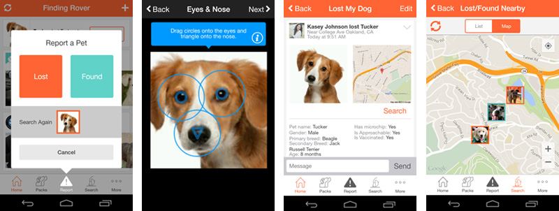 Smartphone App Helps Lost Dogs Get Home