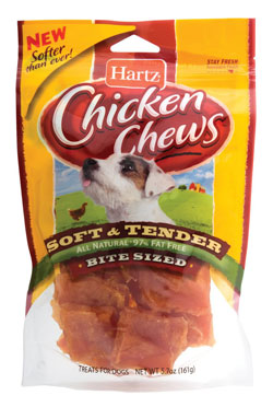 Hartz Withdraws Chicken Chews, Oinkies Pig Skin Twists With Chicken