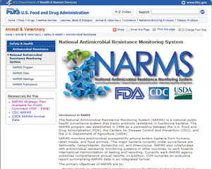 FDA Seeks Public Comment On NARMS Strategic Plan