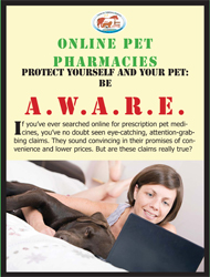 FDA: Consult Veterinarian Before Buying From Online Pet Pharmacies