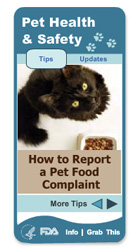 FDA Launches Pet Health And Safety Widget