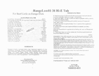 Cattle Supplements Recalled Due To High Urea Levels