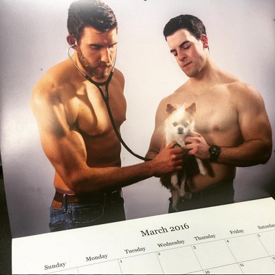 Veterinary Students Pose for Charity Calendar