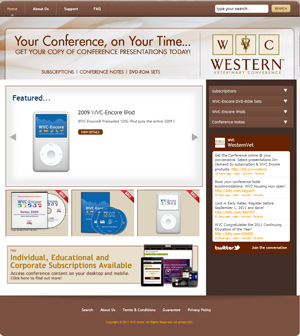 Western Veterinary Conference Selling On-Demand Presentations