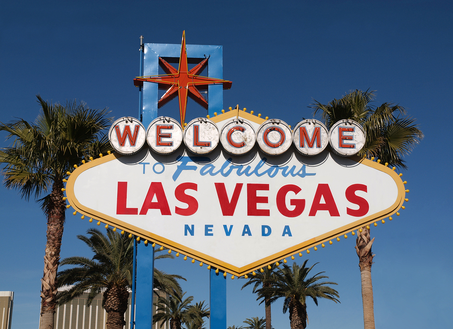fabulous las vegas nevada welcome sign with palm trees veterinary