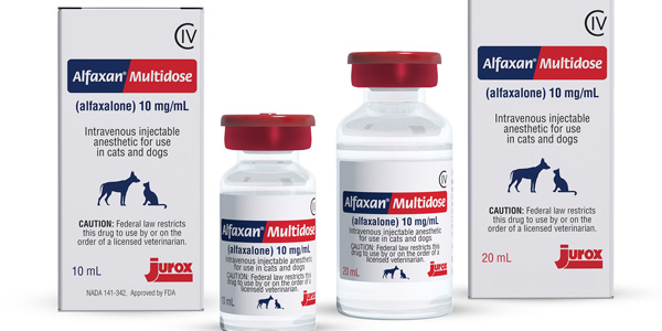 Injectable anesthetic Alfaxan Multidose approved by FDA