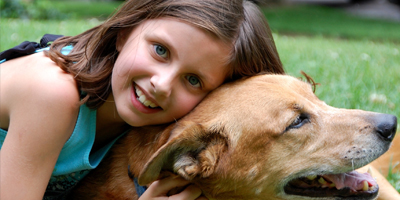 Being raised with pets may make you a howling success