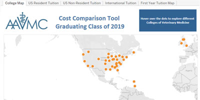 AAVMC releases updated cost comparison tool for future veterinary students