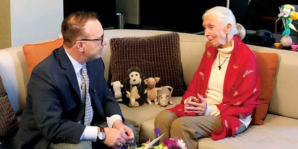 A sit-down with Jane Goodall