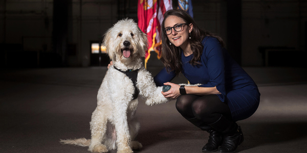 Easing anxiety top-ranking task for PTSD service dogs