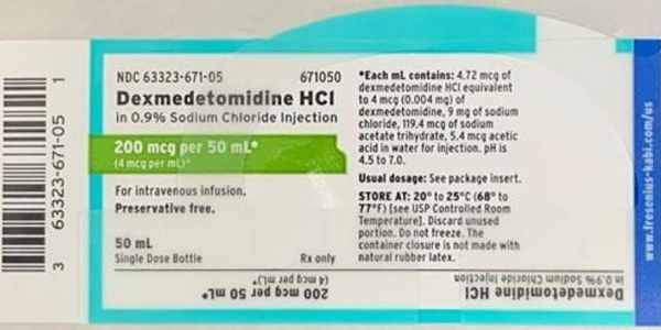 Injectable sedative pulled due to lidocaine contamination
