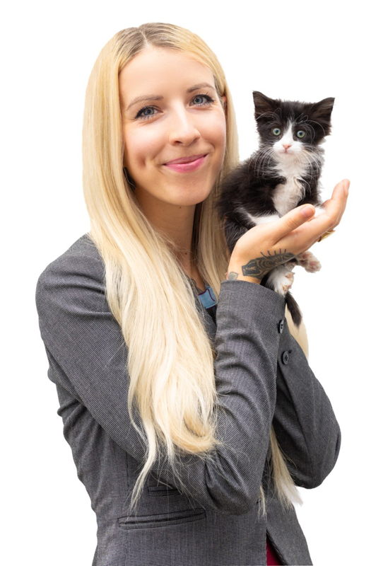 Photo courtesy Royal Canin Hannah “Kitten Lady” Shaw.
