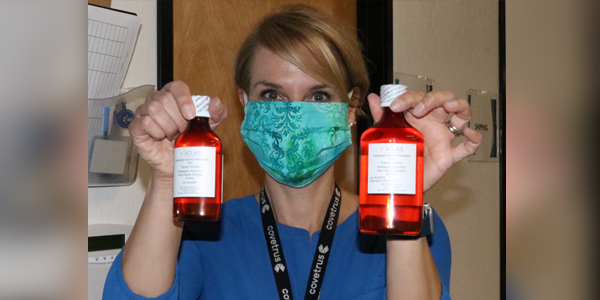 Sanitizer donation eases COVID-related shortages