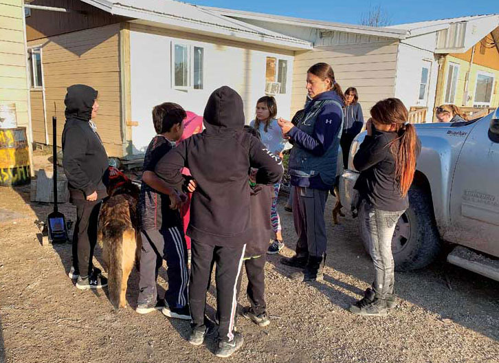 Photo courtesy HRVS The unique daily life of a rural veterinarian ultimately became the basis of Dr. Keri: Prairie Vet. Photo courtesy HRVS