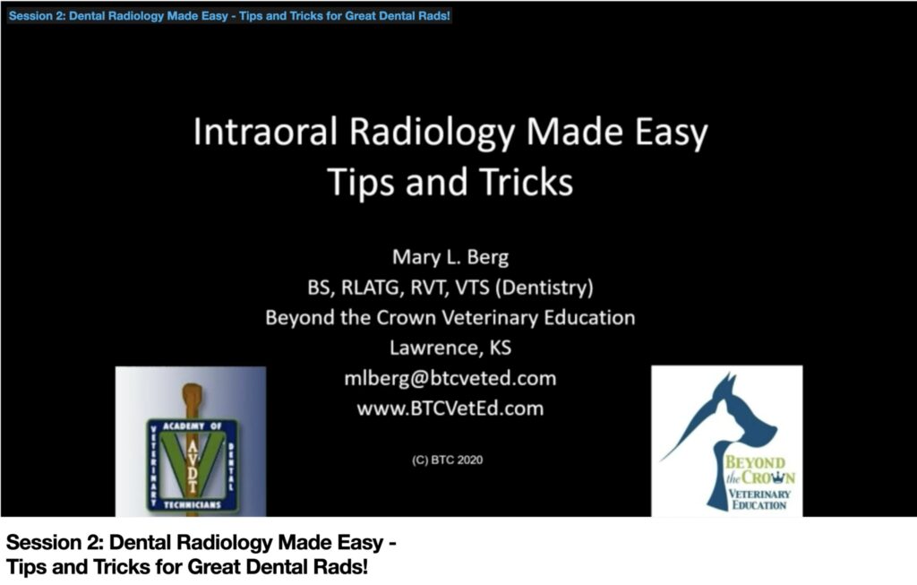 Dental radiology made easy – tips and tricks for great dental rads