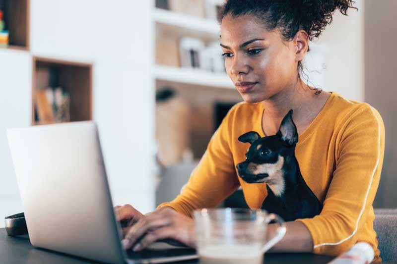 Technology changes continuously. One of the questions to ask when selecting or upgrading your software is whether it allows staff members to work from home. Photo © Getty Images E+/filadendron/1217593500