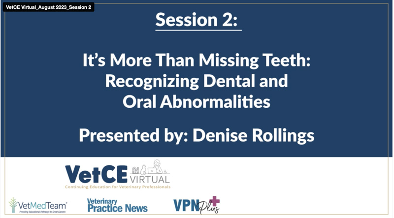 It’s More Than Missing Teeth: Recognizing Dental and Oral Abnormalities