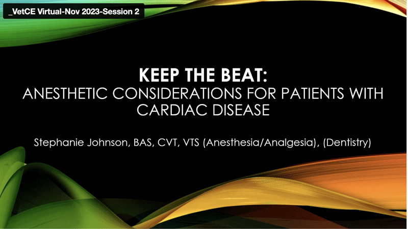 Keep the Beat: Anesthetic Considerations for Cardiac Disease