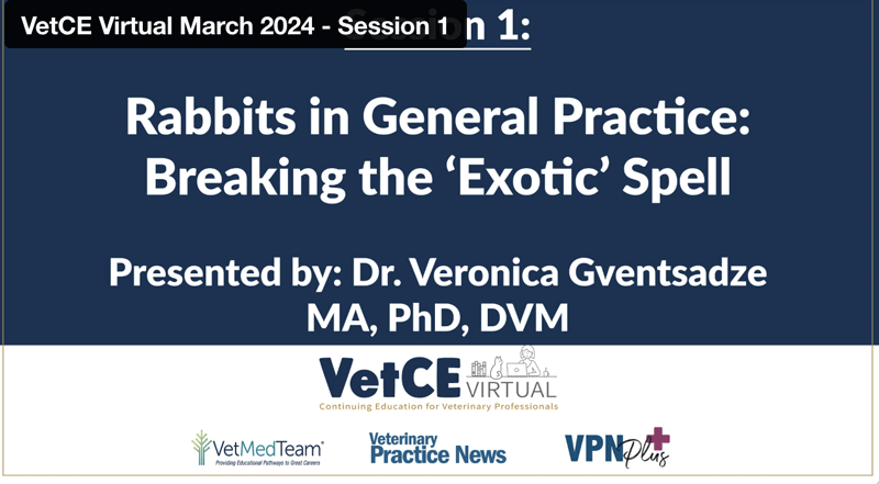 Rabbits in General Practice: Breaking the 'Exotic' Spell