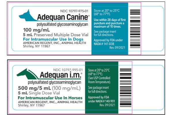 Adequan injections recalled over potential glass fibers
